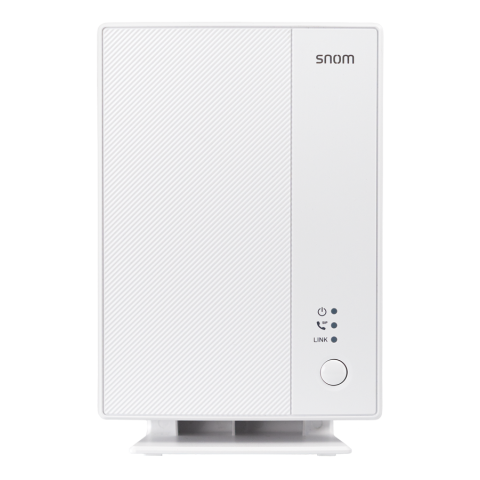 SNOM M500 IP DECT baza koja podržava i robustan i ergonomski Snom M55 telefon i novi Snom M58 DECT stoni telefon za mobilna kancelarijska radna mesta.