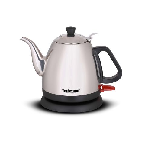 Techwood TBI-080 Ketler, 0,8 litara, snage do 1350W sa funcijom automatskog zaustavljanje ključanja, zaštitom od pregrevanja i zaštitnim poklopcem.