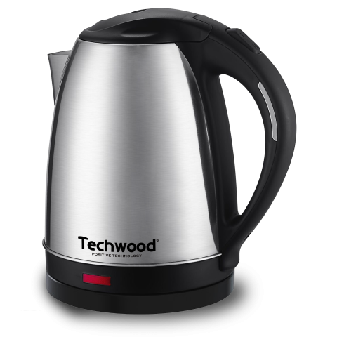 Techwood TBI-1827 Ketler kapaciteta 1,8 litara, snage do 1500W sa funcijom automatskog zaustavljanje ključanja, zaštitom od pregrevanja i zaštitnim poklopcem.