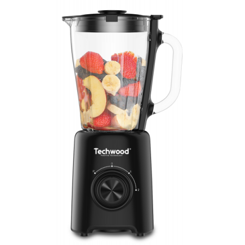 Techwood TBL-789 Blender snage 500W sa staklenom posudom kapaciteta 1.5 litara, dve brzine i puls funkcijom.  Zdravo i hranjivo !
