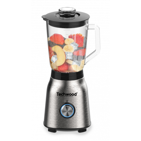 Techwood TBLI-1250 Blender snage 1250W sa staklenom posudom kapaciteta 1.5 litara, dve brzine i puls funkcijom.  Zdravo i hranjivo !