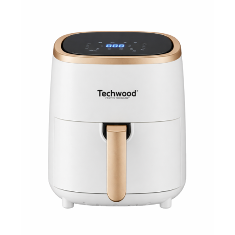 Techwood TFR-350SHD Friteza bez ulja snage 1200W, kapaciteta korpe 3.5 litara.  Za zdravije pripremanja hrane, sa mnogo manje masnoće.