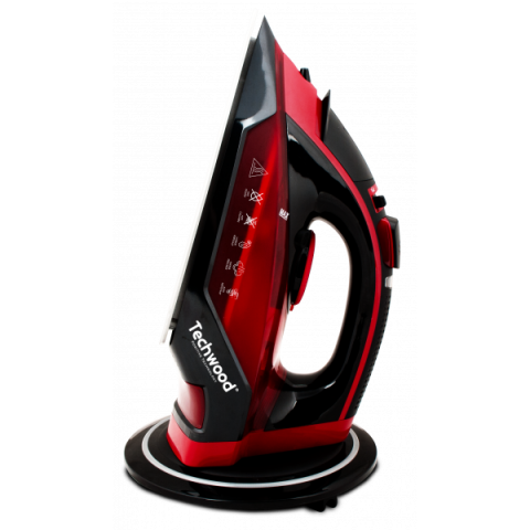 Techwood TFS-246 Bežična pegla snage do 2400W sa keramičkom podlogom i rezervoarom od 330 ml, zagreva se za 45 sekundi. Savršeno peglanje