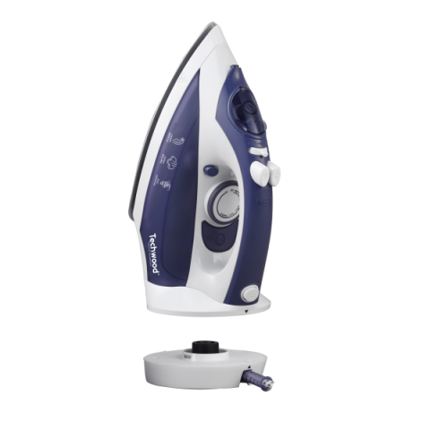 Techwood TFS-249 Bežična pegla snage do 2400W sa keramičkom podlogom i rezervoarom od 300 ml, zagreva se za 50 sekundi. Sa savršeno poglanje