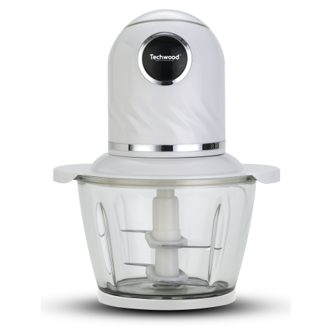 Techwood THA-802 Seckalica sa staklenom posudom kapaciteta 600ml, snage 300W sa sečivima od nerđajućeg čelika, nezamenljiv je uređaj svake kuhinje.