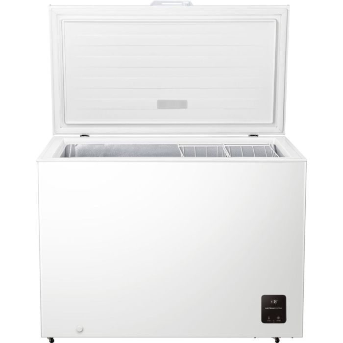 Gorenje FH30EAW Horizontalni zamrzivač zapremine 297 l, sa LED osvetljenjem i FastFreeze funkcijom koja omogućava zamrzavanje hrane na temperaturi od -24°C.