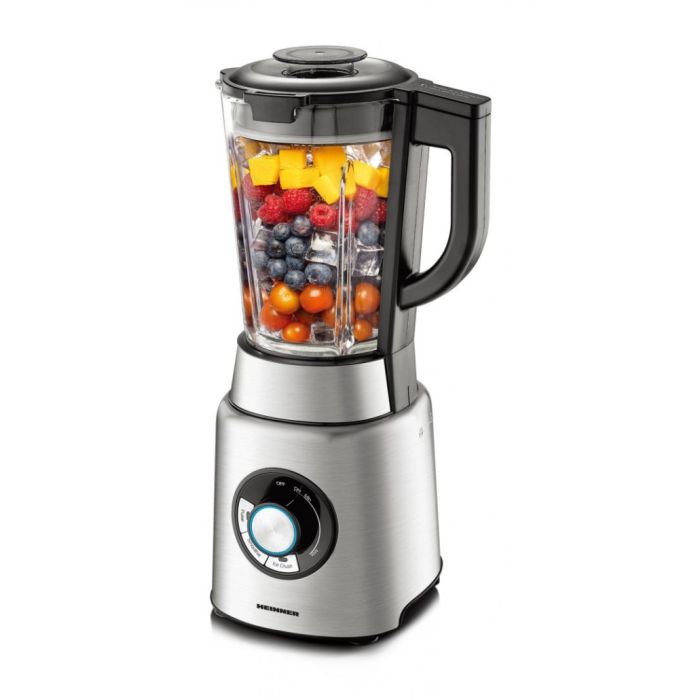 Heinner HBL-1200XMC Blender snage od 1200w sa staklenom posudom za mešanje zapremine 1,75 litara,  2 unapred postavljena programa: ice-crush i smoothie.