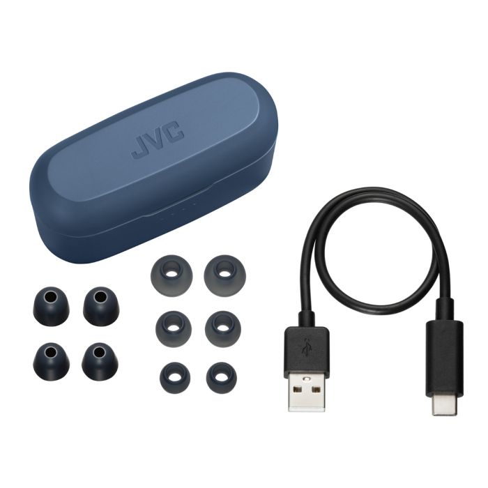 JVC HA-A50TAU Bluetooth slušalice sa tehnologijom aktivnog smanjenja buke koje vam omogućavaju i do 32 sata sllušanja omiljene muzike. 