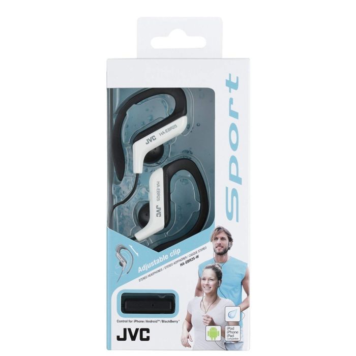 JVC HA-EBR25-WE Slušalice sa ugrađenim mikrofonom i daljinskim upravljačem,  otporne na prskanje, idealne za treninge, trčanje i slično. 