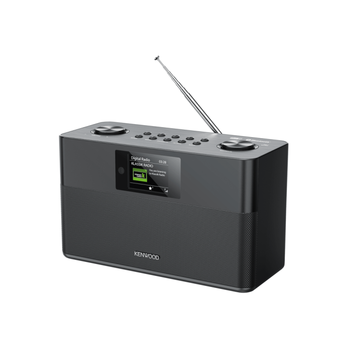 Kenwood CR-ST80DAB-B Compact Stereo Radio sa  DAB+ i  FM Tjunerom kao i Bluetooth Audio Streamingom. Uživajte u vašoj omiljenoj muzici