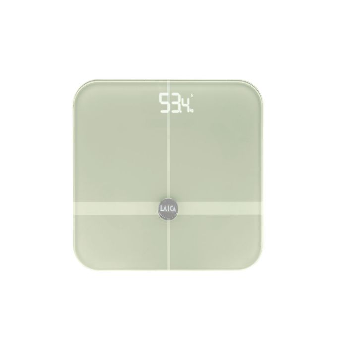 Laica PS7020W Telesna vaga za merenje telesnih parametara, meri i do 180 kilograma, prikazuje % telesne masti, % mišića, % vode u organizmu. 