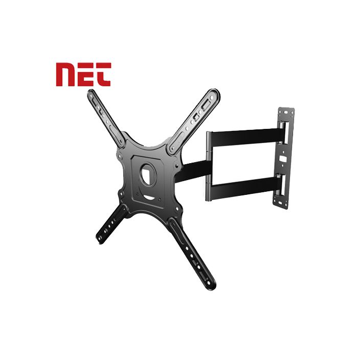 NET XA2004 max Zidni TV nosač namenjen ekranima dijagonale 25" do 55", VESA: 400 × 400, nosivosti do 30kg izrađen je od kvalitetnog hladno valjanog lima.