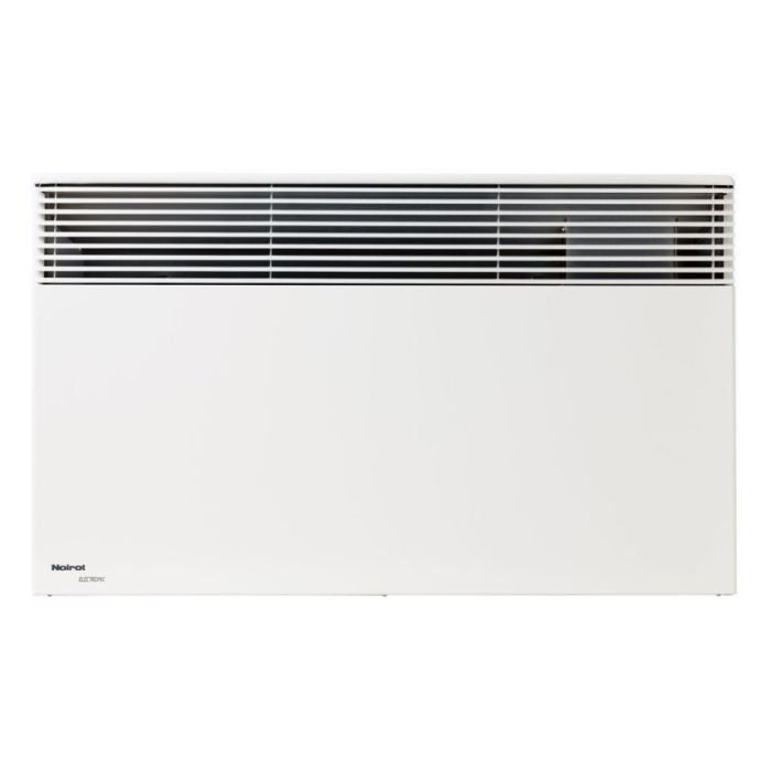 Noirot Spot analogni panelni radijator 2500 W kapaciteta grejanja do 32 m, sa IP24 zaštitom od prskanja vodom, jednostavan i bezbedan za korišćenje. 