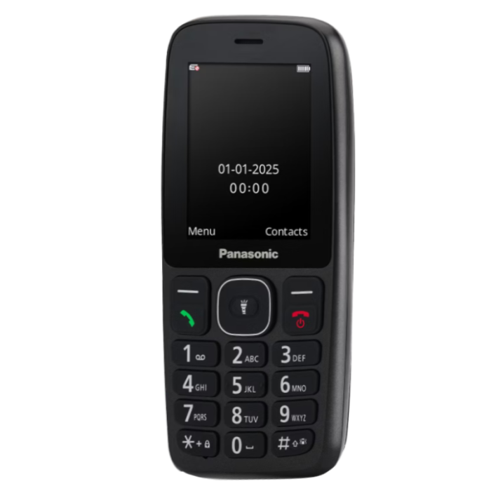 Panasonic KX-TF400EXB Mobilni telefon sa ekranom u boji od 2,4", Bluetooth-om, Handsfree funkcijom i osvetljenim tasterima. Panasonic KX-TF400EXB Mobilni telefon sa ekranom u boji od 2,4", Bluetooth-om, Handsfree funkcijom i osvetljenim tasterima.