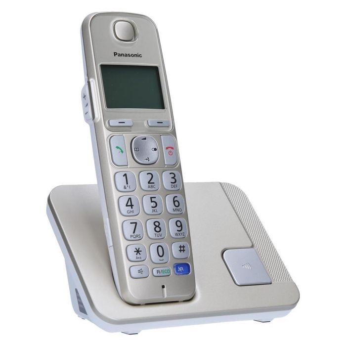 Panasonic KX-TGE210FXN Bežični telefon sa indentifikacijom poziva, Imenikom od 50 unosa i  pozadinskim osvetljenjem tastera.