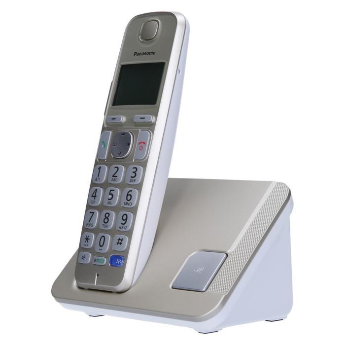 Panasonic KX-TGE210FXN Bežični telefon sa indentifikacijom poziva, Imenikom od 50 unosa i  pozadinskim osvetljenjem tastera.