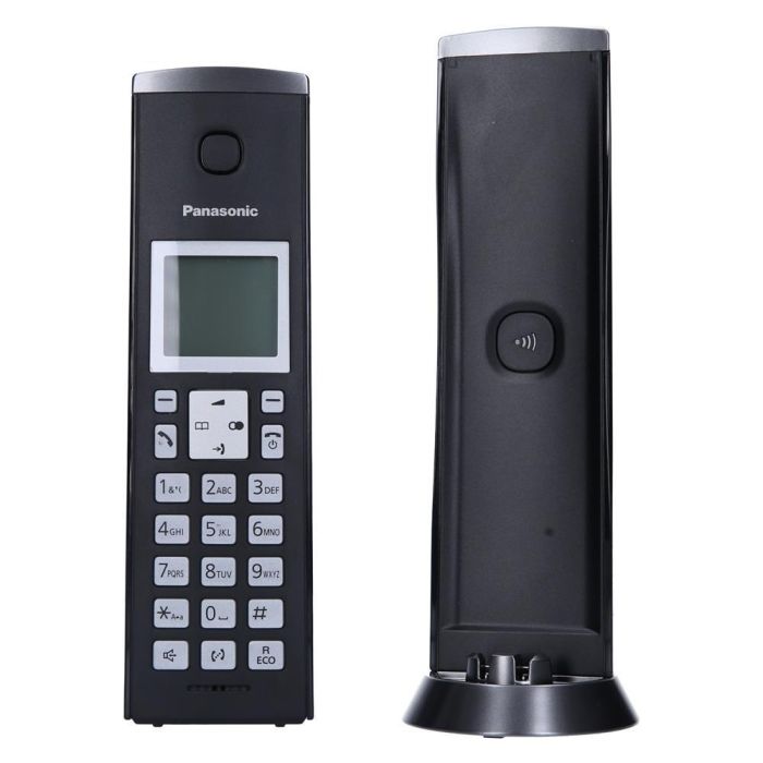 Panasonic KX-TGK210FXB Bežični telefon sa  ekranom od 1,5 inča, mogućnošću blokiranje neželjenog poziva do 30 unosa, alarmom, satom itd.