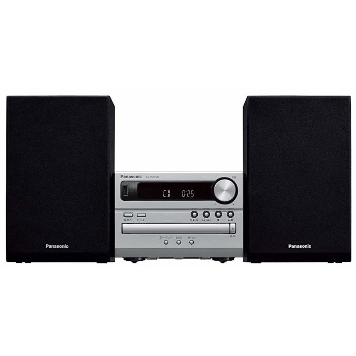 Panasonic SC-PM250EC-S Mikro linija sa LCD displejem, snage 20W sa FM radiom , Bluetooth®, USB i CD, CD-R/-RW kompatibilnim plejerom. Panasonic SC-PM250EC-S Mikro linija sa LCD displejem, snage 20W sa FM radiom , Bluetooth®, USB i CD, CD-R/-RW kompatibilnim plejerom.