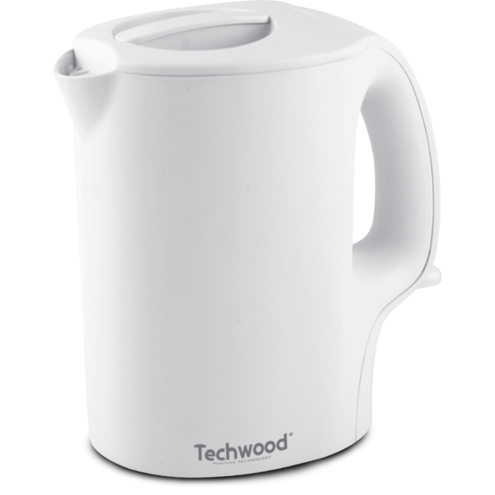 Techwood TB-1101 Ketler kapaciteta 1 litara, snage do 900W, sa funkcijom automatskog zaustavljanje ključanja, zaštitom od pregrevanja i zaštitnim poklopcem.