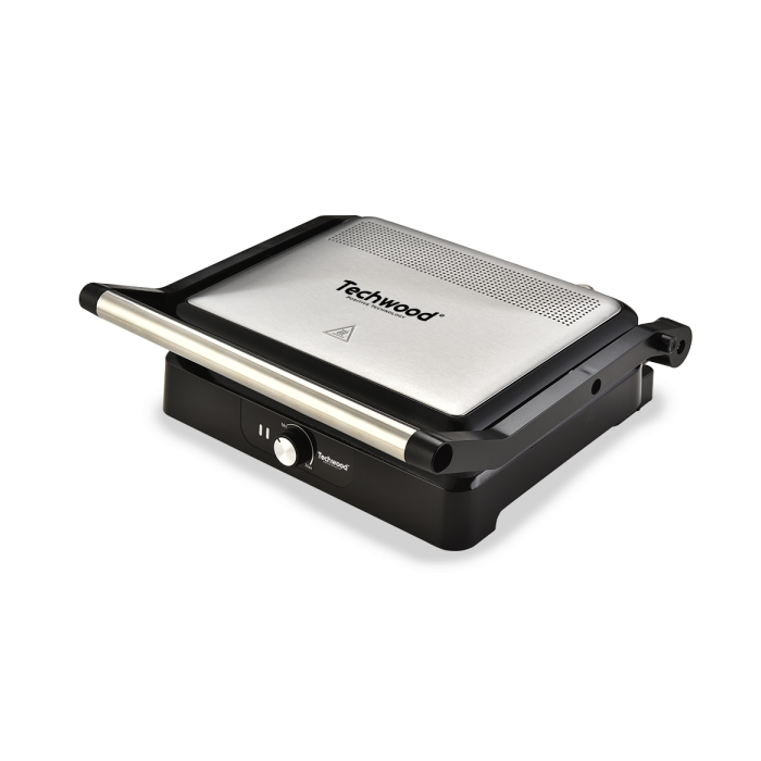 Techwood TGD-2201 Gril Toster snage 2200 W sa pločama sa nelepljivim premazom i tasterom za kotrolu temperature. Napravite savršen obrok za društvo. 