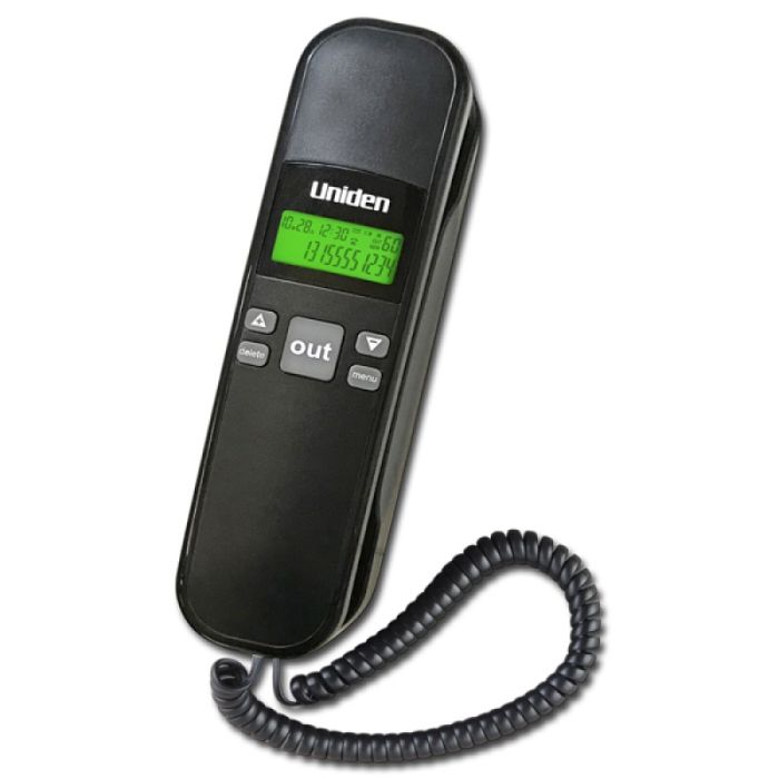 Uniden AS7103B Žični Telefon sa redial i flash funkcijama  i mogućnošću montiranja na zid, pogodan za dom, kancelariju, hotel. 