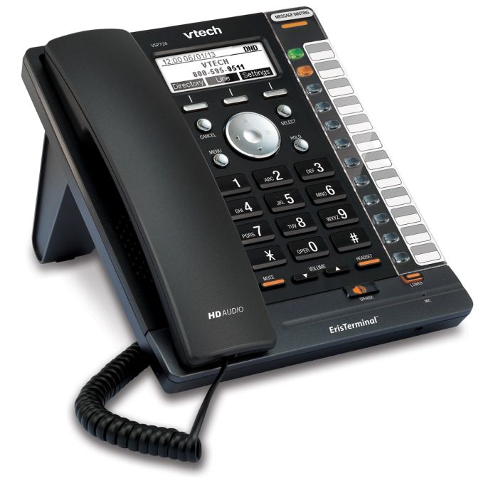 VTech VSP726 SIP Telefon sa 4 SIP naloga, Caller ID...  interfonom i još puno opcija koje omogućavaju kompanijama da lakše komuniciraju i sarađuju.
