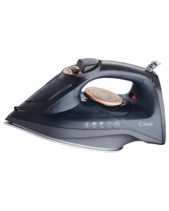 Kiwi KSI 6344 Pegla na paru sa keramičkom podlogom za sve vrste tkanina snage od 2200 W uz izuzetnu efikasnost peglanja sa ispustom pare.
