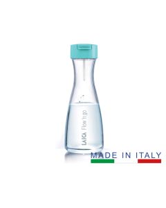 Laica B01BA Flow'n go Boca za filtriranje kapacieta 1 litar za trenutnu filtraciju vode. Sipajte vodu u bocu zavrnite poklopac sa filterom i sipajte u čašu.