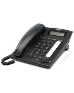 Panasonic KX-TS880FXB Žični telefon sa 10 tastera za brzo biranje, Redial, Flash, 4 nivoa jačine slu&scaron;alice,  Caller IDi mogućno&scaron;ču zidne montaže. 