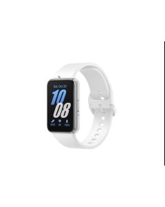 Samsung Galaxy Fit3 fitnes narukvica SM-R390NZSAEUC sa AMOLED ekranom veličine 1,6 inča i rezolucije 256 x 402  piksela. Tanko aluminijumsko kući&scaron;te