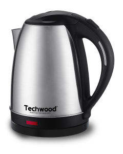 Techwood TBI-1827 Ketler kapaciteta 1,8 litara, snage do 1500W sa funcijom automatskog zaustavljanje ključanja, zaštitom od pregrevanja i zaštitnim poklopcem.