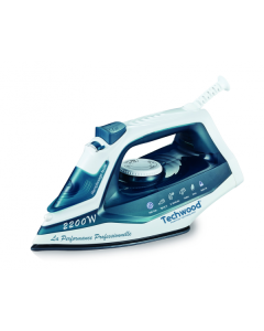 Techwood TFV-2207 Pegla na paru snage do 2200W sa  podlogomod nerđajućeg čelika sa mlaznicama za prskanje i opcijom samočišćen. Za savršeno poglanje