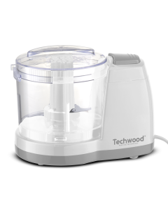 Techwood THA-150 Seckalica kapaciteta 375ml, snage 150W sa sečivima od nerđajućeg čelika, nezamenljiv je uređaj svake kuhinje.