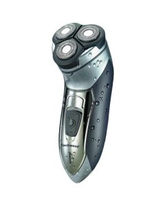 Techwood TRZ-956 Brijač sa integrisanom baterijom od 600mA, sa tri glave. Glava za sečenje od visokokvalitetnog nerđajućeg čelika. 