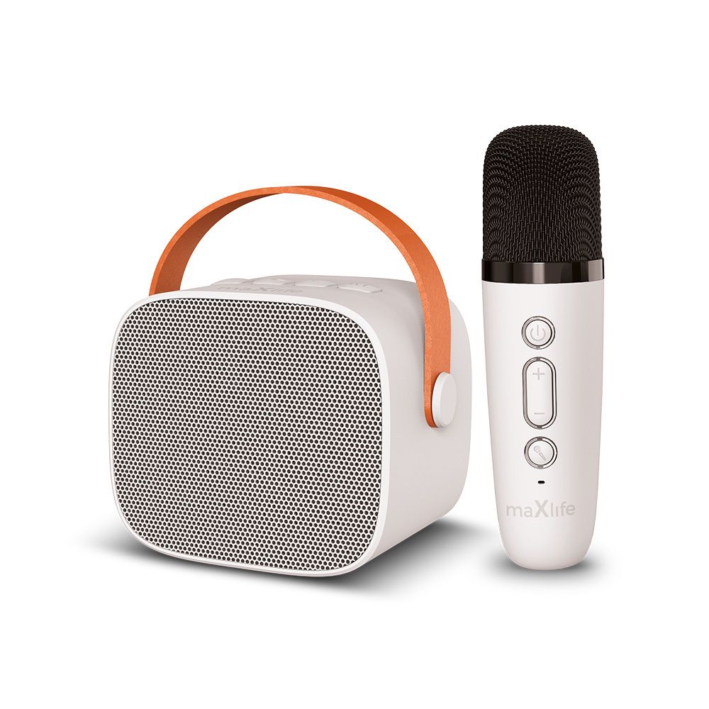 Maxlife MXKS-100 Bluetooth karaoke zvučnik beli