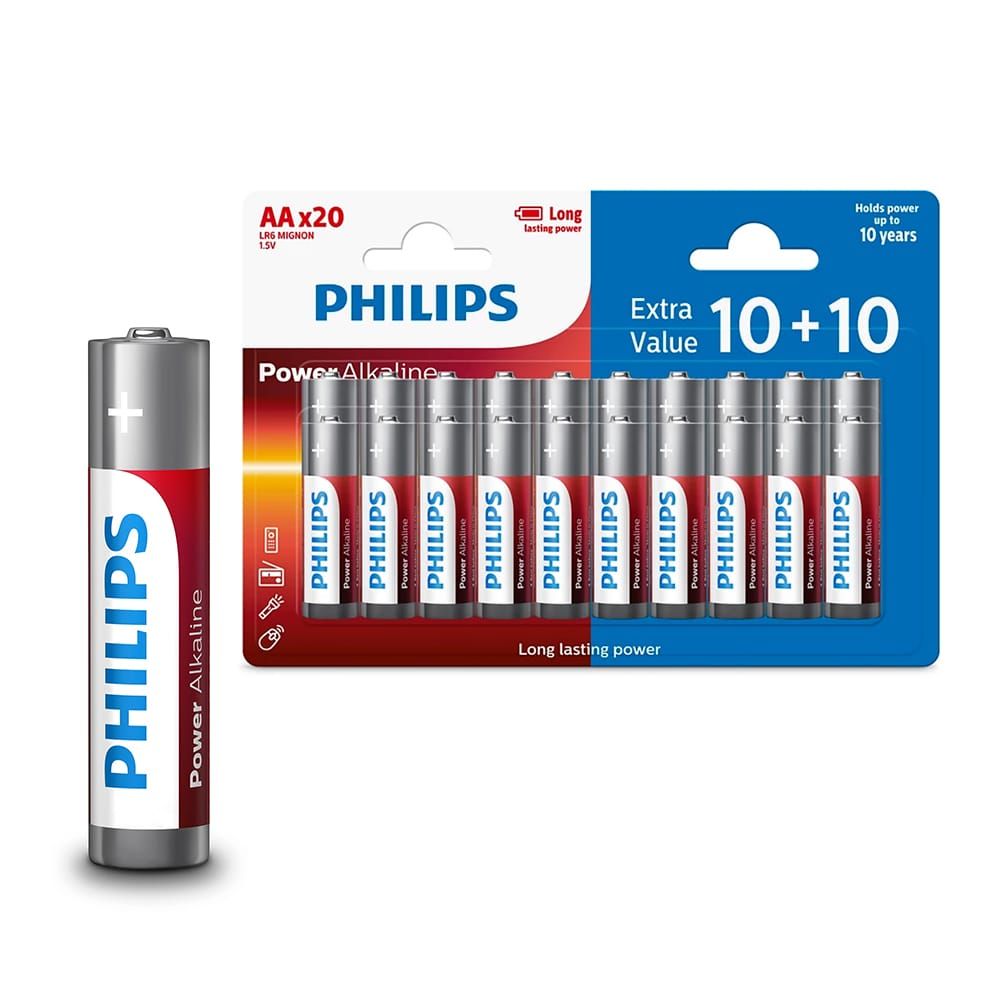 Philips AA LR6 Blister 10+10 Alkalne baterije