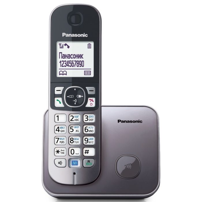 Panasonic KX-TG6811FXM Bežični telefon DECT/GAP sa grafički svetlećim LCD displejom od 1,8 inča, identifikacijom poziva itd.