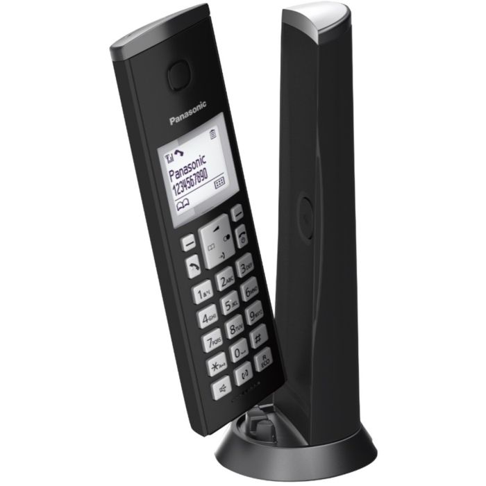 Panasonic KX-TGK210FXB Bežični telefon sa  ekranom od 1,5 inča, mogućnošću blokiranje neželjenog poziva do 30 unosa, alarmom, satom itd.