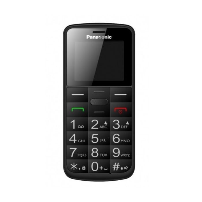 PANASONIC KX-TU110EXB Mobilni telefon za starije 1.77" ekranom, SOS tasterom, LED svetlom, velikim osvetljenim tasterima za lako rukovanje itd. 