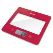 Sencor SKS 5024RD Kuhinjska vaga sa senzorima osetljivim na dodir velikim LCD ekranom i funkcijom za poništavanje težine posude u kojoj se meri.