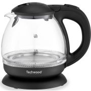 Techwood TB-1086V Ketler kapaciteta 1 litara, snage do 1650W sa funcijom automatskog zaustavljanje ključanja, zaštitom od pregrevanja i zaštitnim poklopcem.