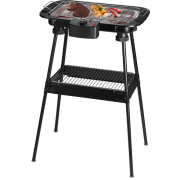 Techwood TBQ-836P Električni roštilj - Odličan električni roštilj snage od 2000 W sa regulatorom toplote za savršeno pripremljenu hranu