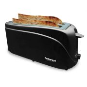 Techwood TGP-506 Toster snage 1300 W sa 2 dugačka, široka otvora za hleb ili baget pogodan za pečenje i tankih i debelih parčića.
