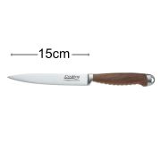 Heinner HR-EVI-M15 Nož 15cm sa sečivom od nerđajućeg čelika i čvrstom ergonomskom i robusnom drškom od orahovine. Seckajte kao profesionalac.