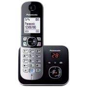 Panasonic KX-TG6821FXB Bežični telefon DECT/GAP bežični telefon sa tehnologijom smanjenog zračenja ECO dect i grafički svetlećim LCD displejom od 1.8 inča 