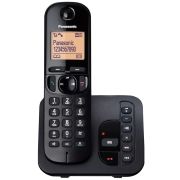 Panasonic KX-TGC220FXB Bežični telefon Sistem DECT 6.0 i GAP kompatibilan sa mogućnošću primanja poziva preklo bilo kog tastera, alarmom, satom itd.