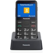 Panasonic KX-TU155EXBN Mobilni telefon sa SOS tasterom, 2,4-inčni ekranom za lako čitanje i prektičnim postoljem za punjenje uređaja. 