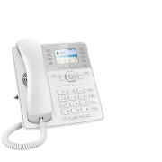 Snom D735 W Sip Telefon sa 12 Sip naloga, korisničkim interfejsom zasnovanim na senzorima, HD audio spikerfonom,  32 programabilna funkcijska tastera.