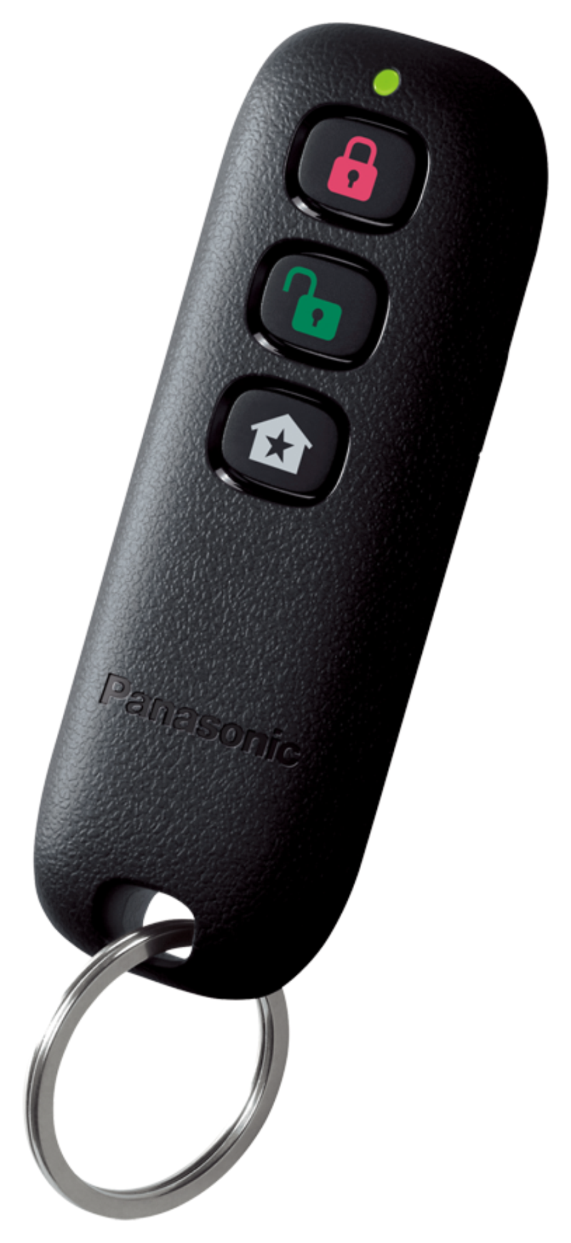 Panasonic KX-HNK102FXB daljinski koji sluyi da pokrenete unapred programirane operacije poput uključivanja pametne utičnice ili aktiviranja sirene.