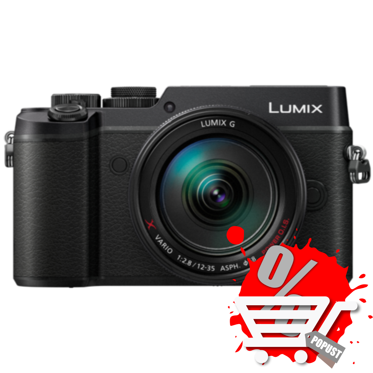Panasonic DMC-GX8A-K Digitalni fotoaparat sa jednim objektivom, sa uključenim senzorom od 20,3 megapiksela, dualnim stabilizatorom slike...